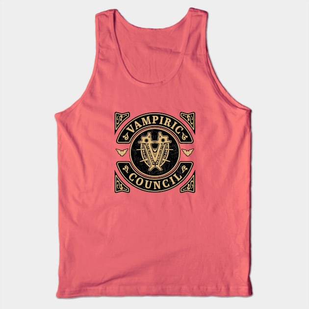 Vampiric Council Emblem Tank Top by Vault Emporium